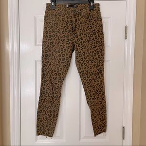 Kut from the Kloth Leopard Skinny Jeans